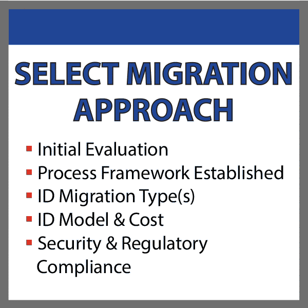 Select Migration Approach