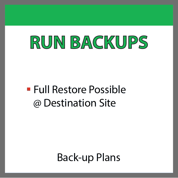 Run Backups
